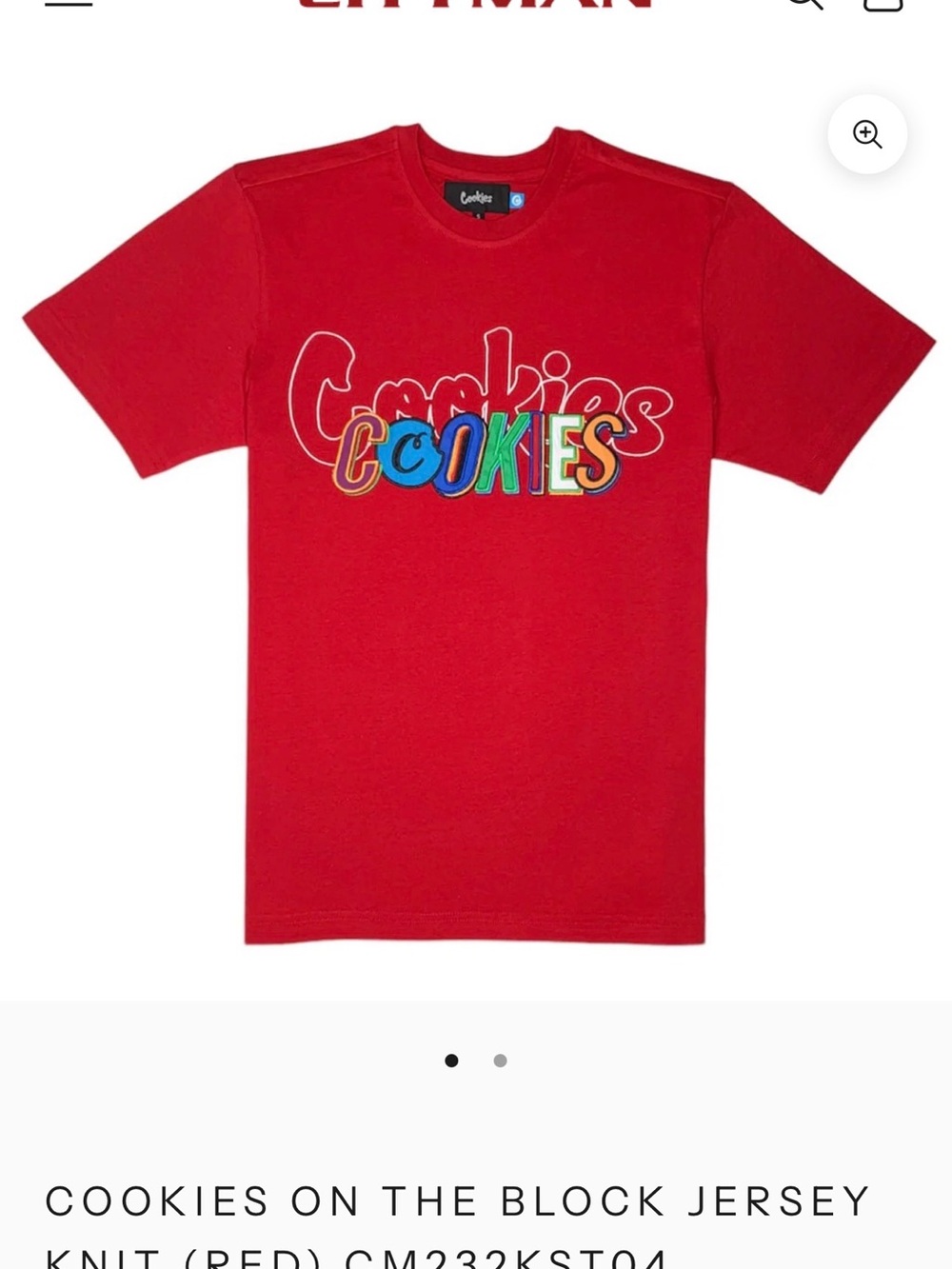 Cookies On The Block Short Sleeve T-Shirt - Red